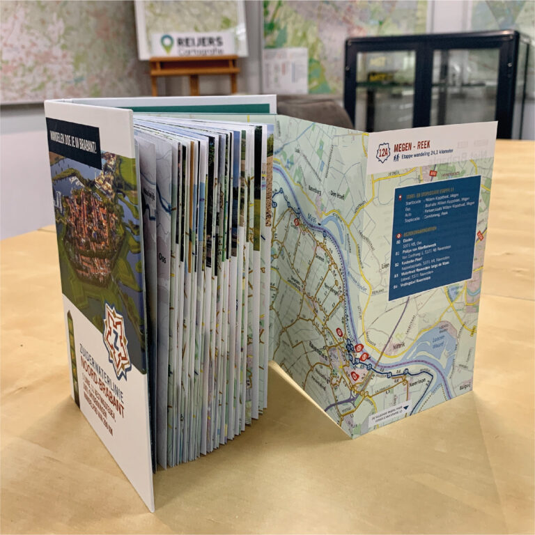 Portfolio_Reijers Cartografie_VisitBrabant Routebureau_Zuiderwaterlinie wandelgids_1